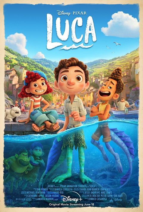 >Luca (2021) Disney+ ลูก้า ผจญภัยโลกมนุษย์ The Movie พากย์ไทย